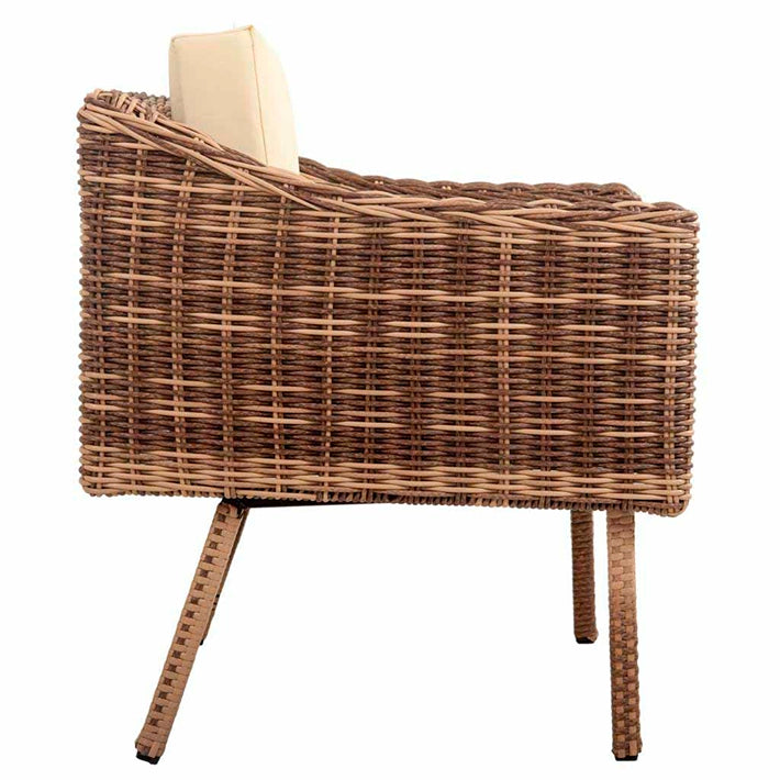 Alt Conjunto Jardín Ratán Sintético Trenzado Natural perfecto para usar en el exterior de tu vivienda 