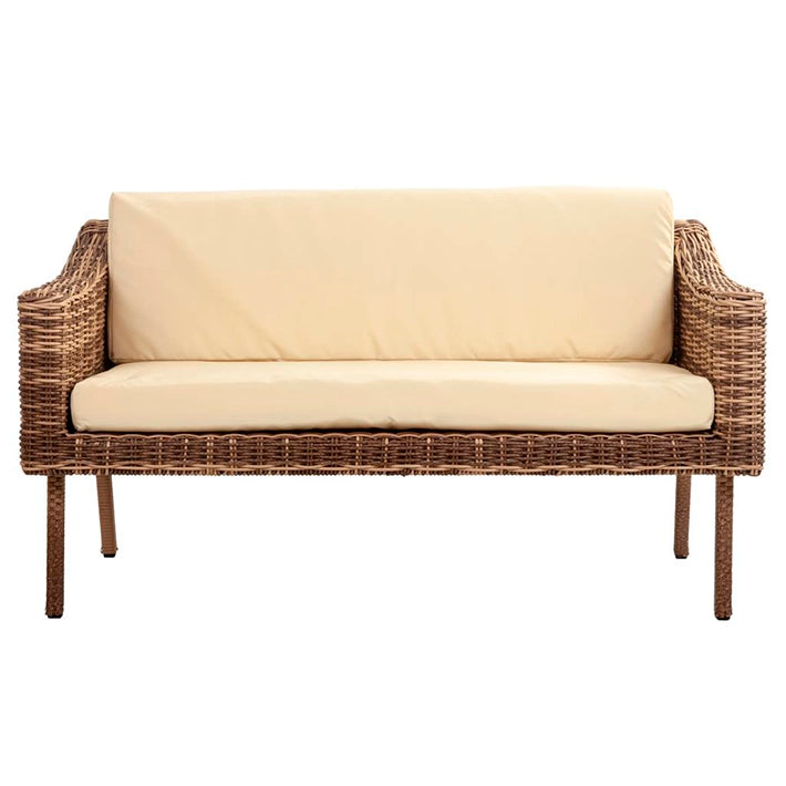 Alt Conjunto Jardín Ratán Sintético Trenzado Natural perfecto para usar en el exterior de tu vivienda 