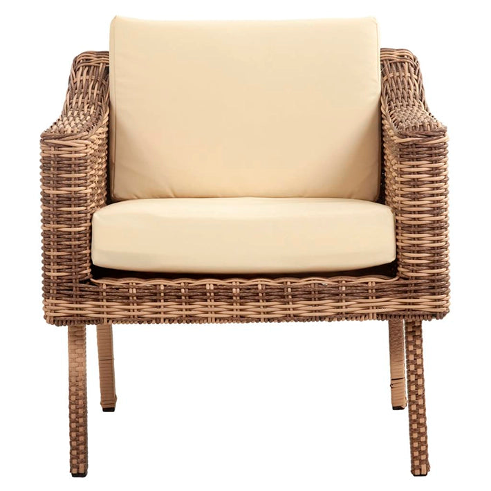 Alt Conjunto Jardín Ratán Sintético Trenzado Natural perfecto para usar en el exterior de tu vivienda 