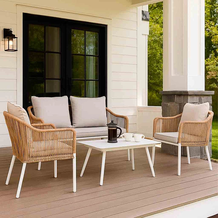Alt Conjunto Jardín Sillones Beige para jardines y terrazas 