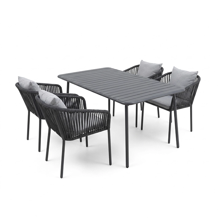 Conjunto Sillones + Mesa Merano Antracita
