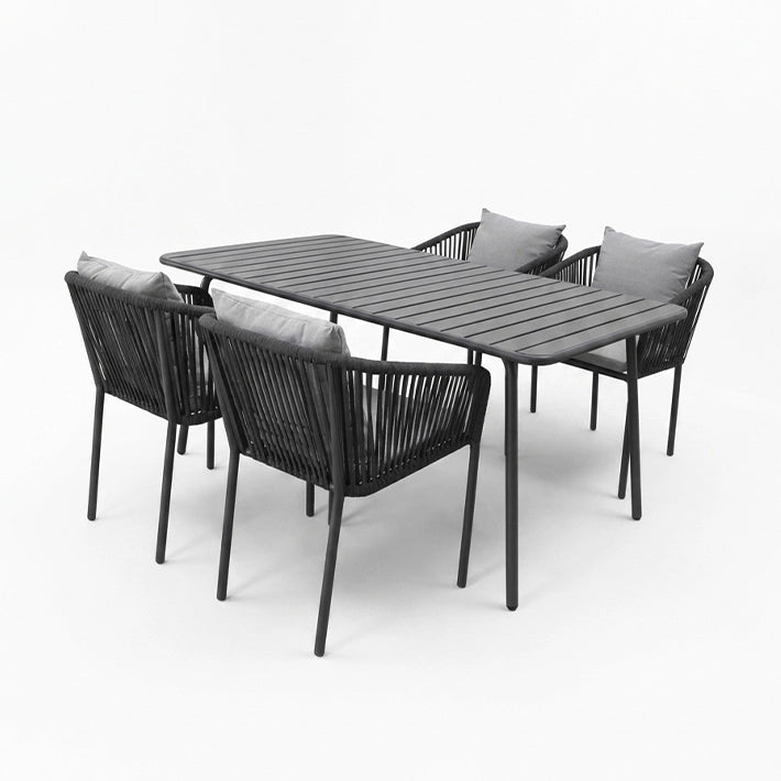 Conjunto Sillones + Mesa Merano Antracita
