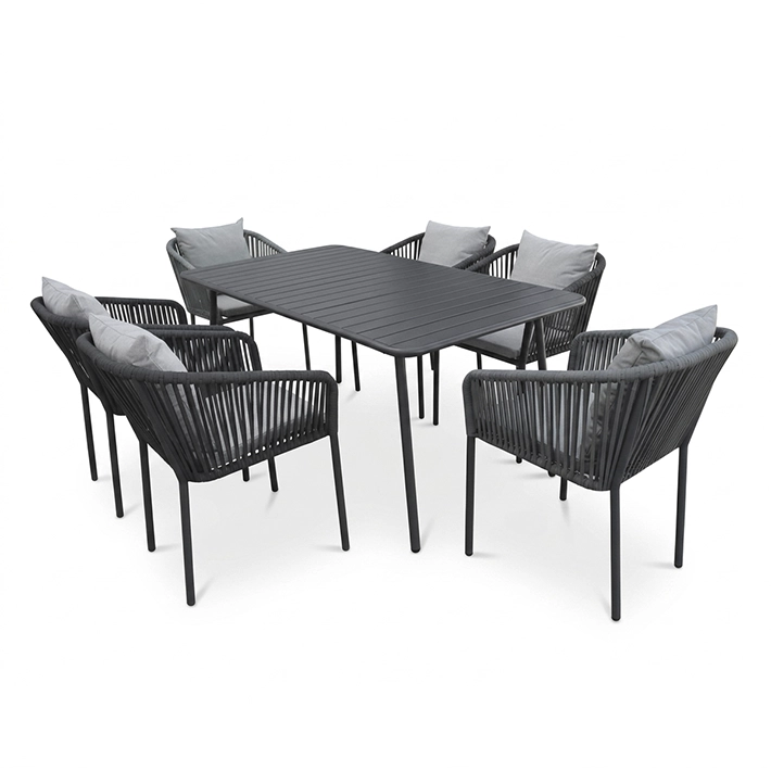 Conjunto Sillones + Mesa Merano Antracita