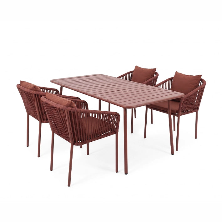 Conjunto Sillones + Mesa Merano Terracota