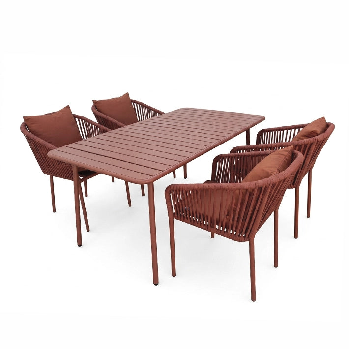 Conjunto Sillones + Mesa Merano Terracota