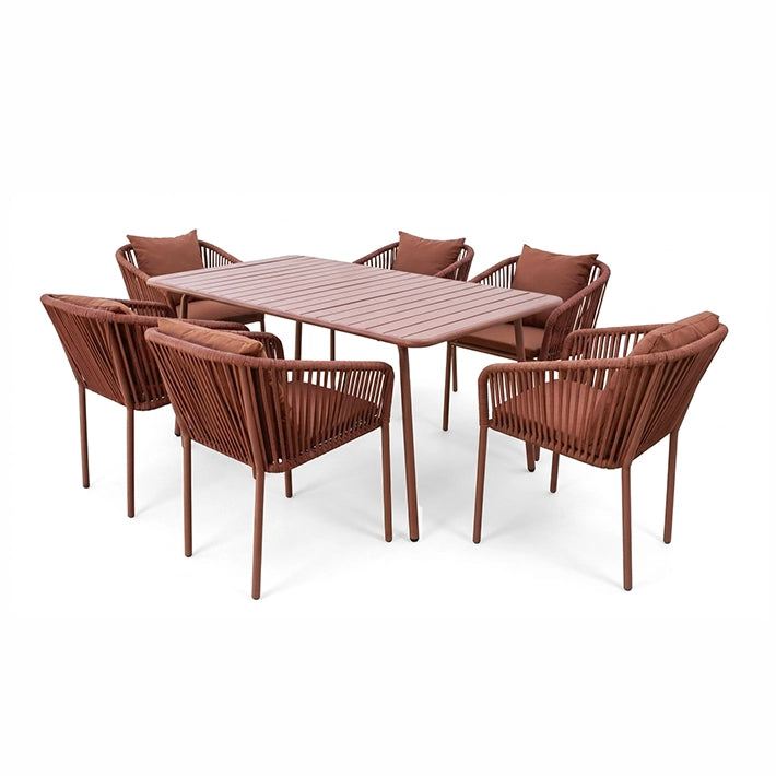 Conjunto Sillones + Mesa Merano Terracota