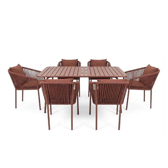 Conjunto Sillones + Mesa Merano Terracota