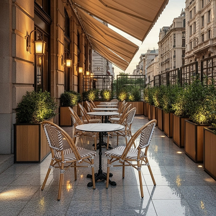 Alt Conjuntos Parisinos de mesa + sillas ideales para Terrazas, Cafeterías etc... EME Mobiliario