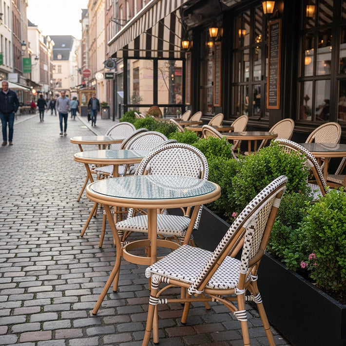 Alt Sillones de Estilo Parisino Ideal para hostelería y terrazas en exteriores EME Mobiliario