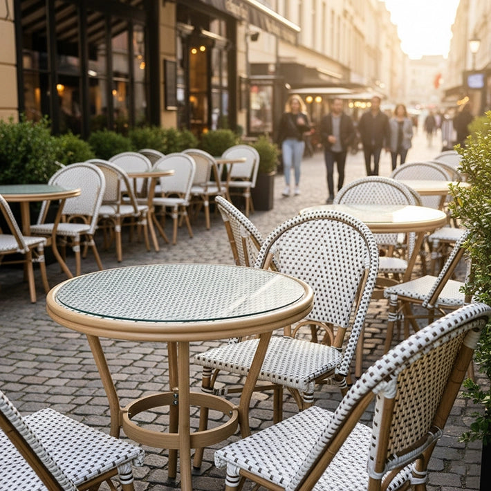 Alt Sillones de Estilo Parisino Ideal para hostelería y terrazas en exteriores EME Mobiliario