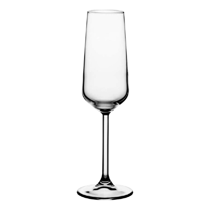 Alt Copa de la colección Allegra para eventos y hostelería para champagne de cristal transparente y 19.5cl.