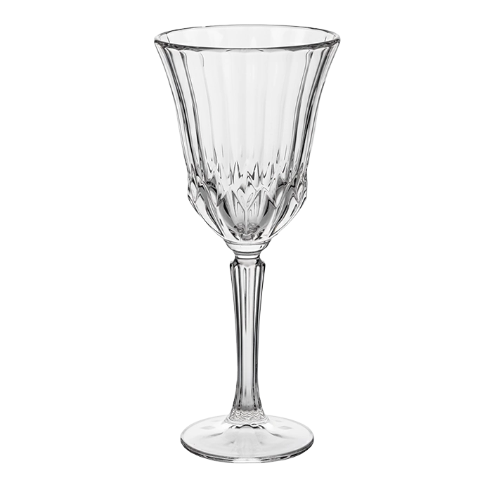 Alt Cristalería Beatrice fabricada en vidrio de calidad, compuesta por copa de vino, champán y vaso de agua