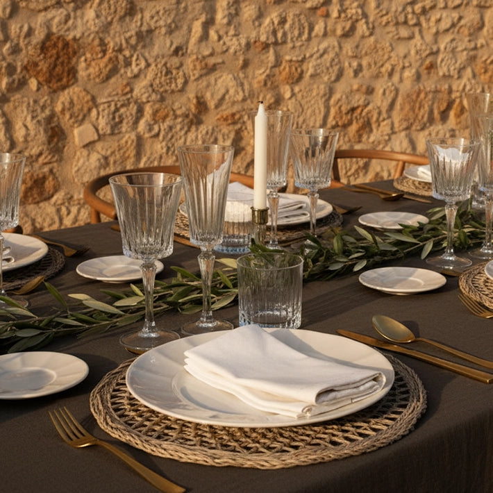 Alt Cristalería Essenza con diseño labrado y elegante Para Hostelería y Eventos EME Mobiliario