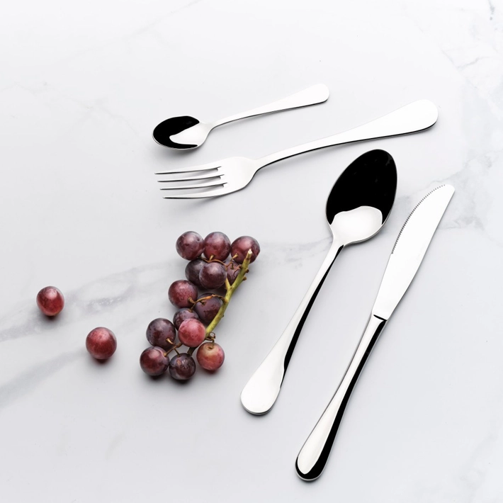 Alt Cubertería fabricada en acero inoxidable con diseño clásico perfecta para usar en eventos y hostelería EME Mobiliario