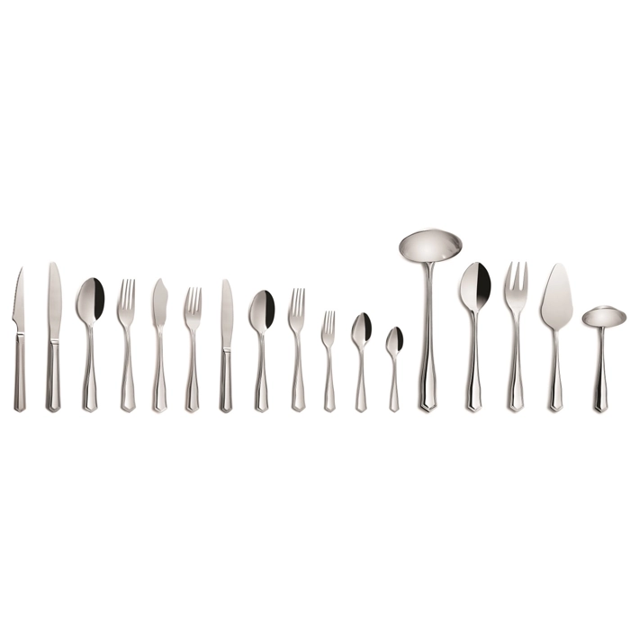 Alt Cubertería con un bonito acabado fabricada en acero inoxidable con níquel, bonito acabado de espejo en el mango. Ideal para eventos y hostelería EME Mobiliario