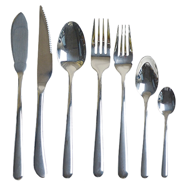 Alt Cubertería Lagos fabricada con acero inoxidable 18/10 con un diseño elegante y sencillo y con un bonito acabado en espejo EME Mobiliario 