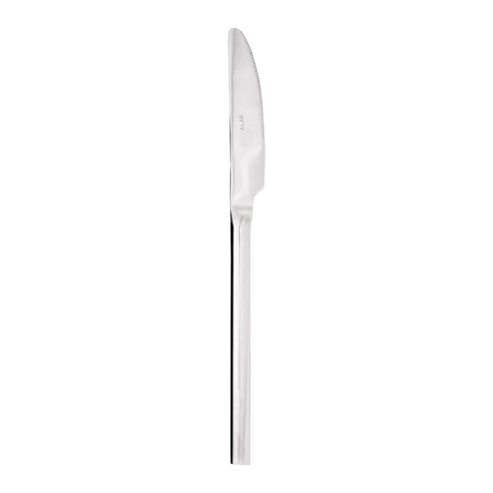 Alt Cubertería completa fabricada en acero inoxidable 18% libre de níquel, presenta un acabado en espejo. Ideal para su uso en eventos y hostelería EME Mobiliario