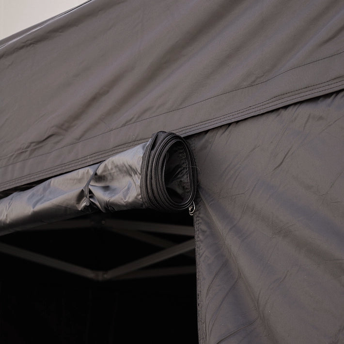 Alt Carpas Plegables Para Eventos de Color Negro Con Paredes EME Mobiliario