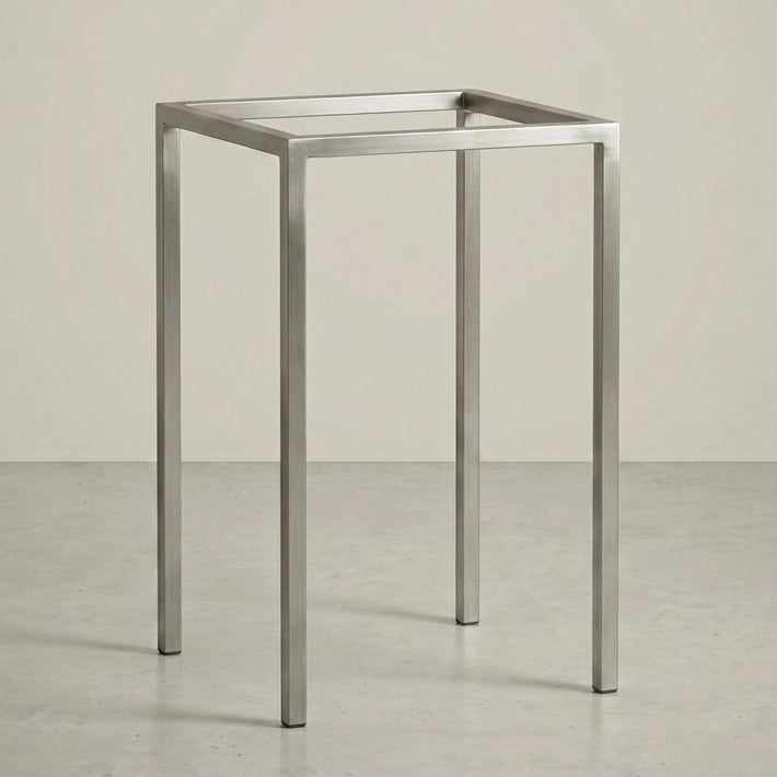 Estructura Alta Tokio Inox fabricada en hierro ideal para crear mesas cuadradas altas para hostelería de calidad y diseño