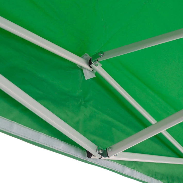 Alt Carpas Plegables con estructura de acero y lona 100% poliéster de color verde EME Mobiliario