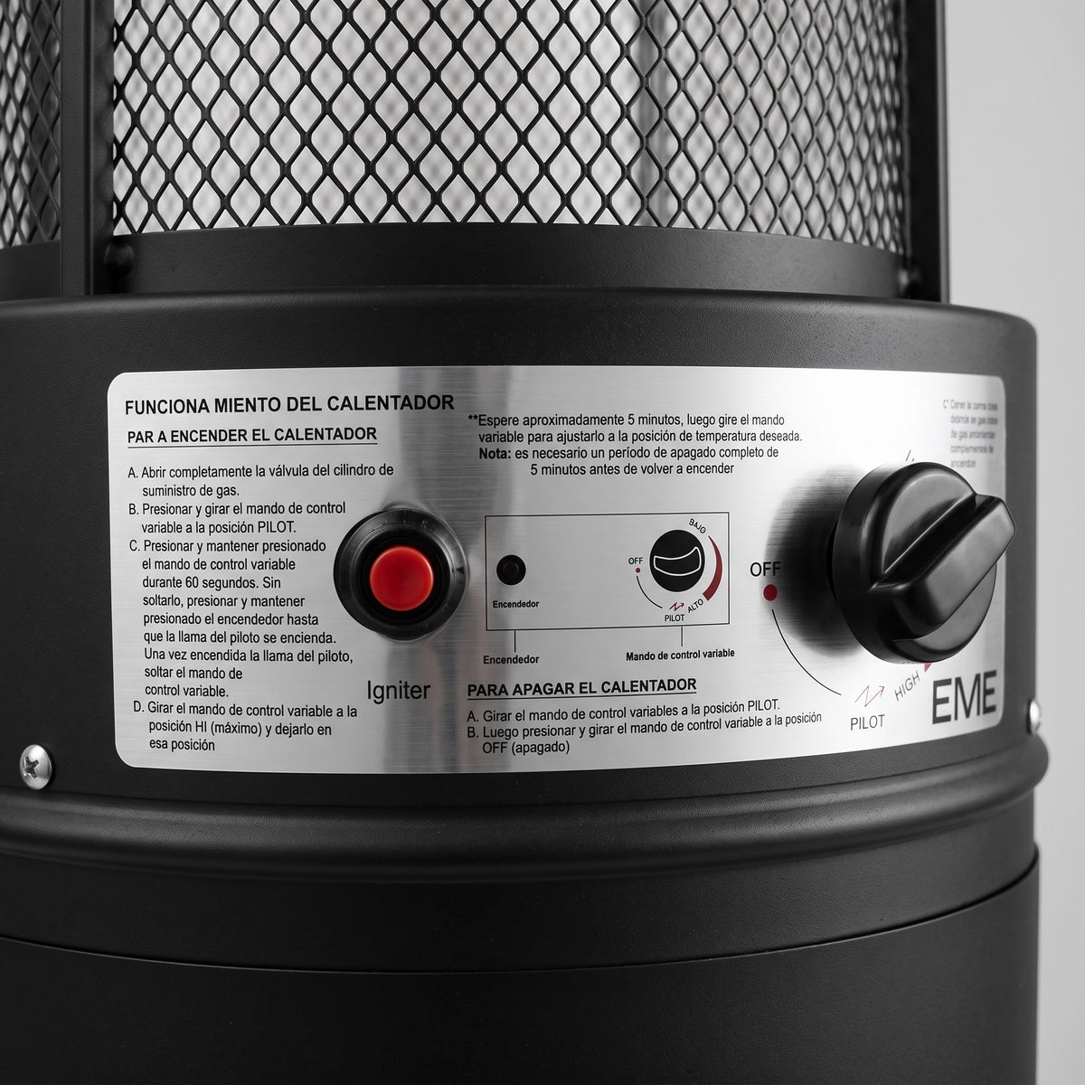 Estufa Baja de Gas EG-11