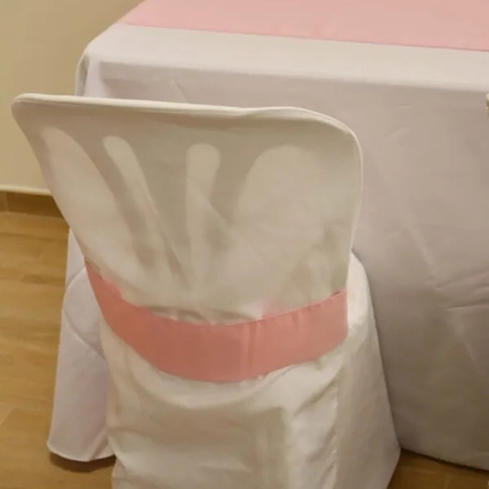 Alt Fajín BASIC rosa para sillas 100% poliéster.