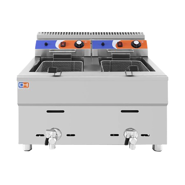 Alt Freidora A Gas Doble Para Hostelería EME Mobiliario