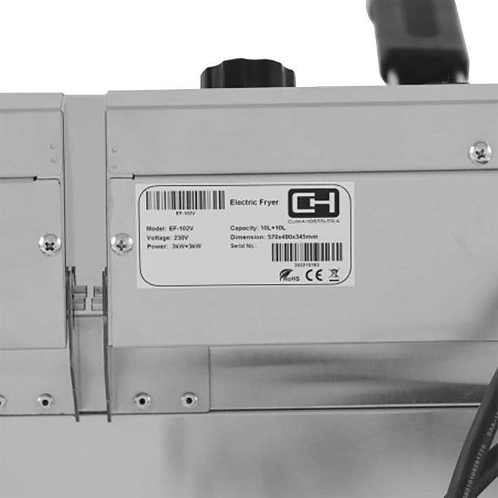 Alt Freidora Eléctrica Doble Para Hostelería EME Mobiliario