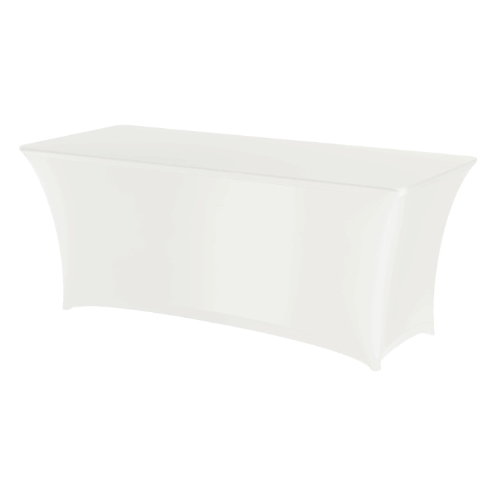 Alt Funda Elástica Blanca 183x75cm, ideal para eventos y hostelería EME Mobiliario
