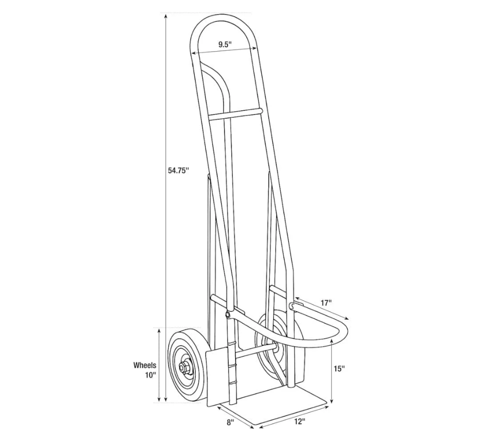 Alt Carros de Transporte con ruedas para sillas fabricado en acero, diseñado para un uso intensivo y profesional.
