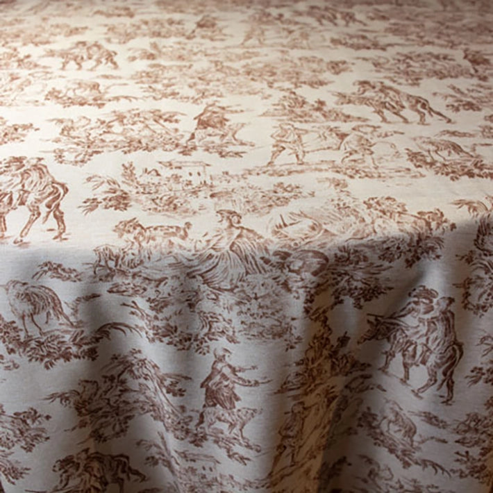 Alt Mantel Toile de Jouy Arena fabricado con tejido 100% poliéster ideal para el uso intensivo profesional 