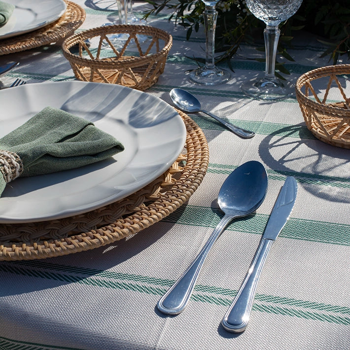 Alt Manteles Estampados De Color Verde Para Eventos y Hostelería EME Mobiliario