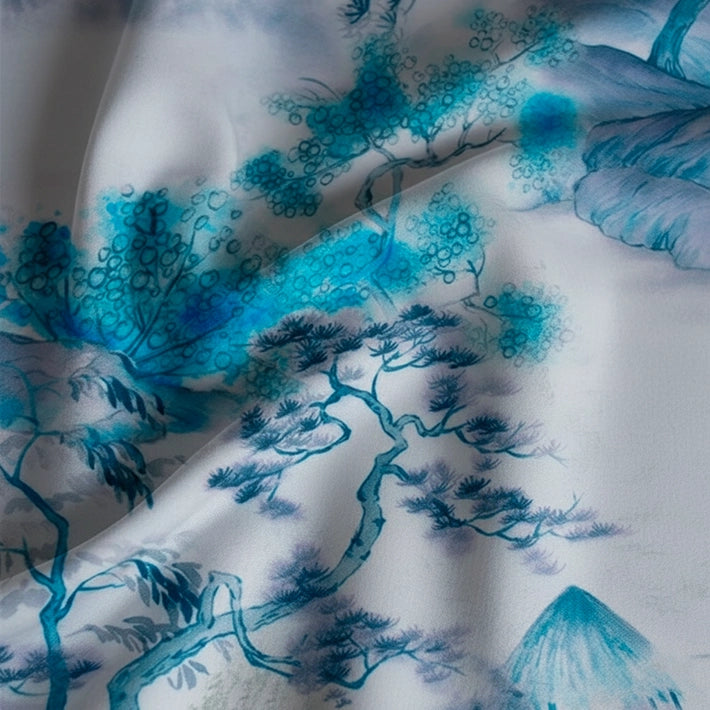 Alt Manteles con Estampados Japonés de color Azul para decorar tus mesas EME Mobiliario