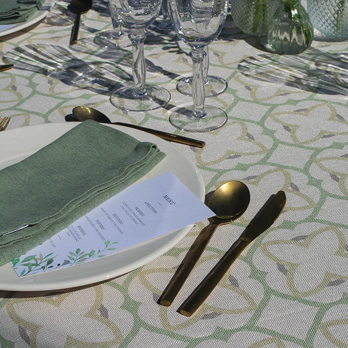 Alt Mantel Mosaico con estampados para eventos y hostelería EME Mobiliario