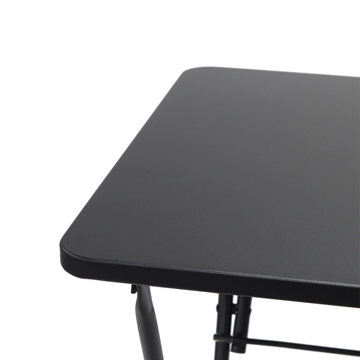 Alt Mesa Ibiza Alta Negra fabricada en acero ideal para eventos y hostelería