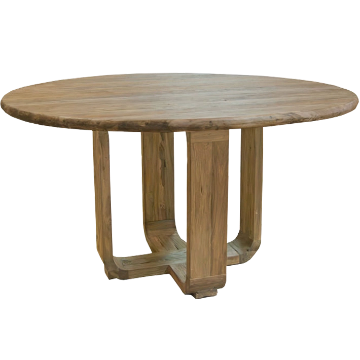 Mesa Comedor Atlas Teka Madera Reciclada fabricada con madera maciza de teca reciclada