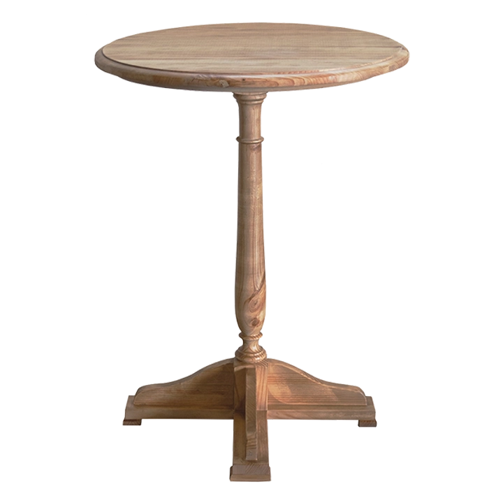 Alt Mesa de Madera Maciza Alta fabricada en madera de pino ideal para el uso intensivo profesional en hostelería y eventos EME Mobiliario 