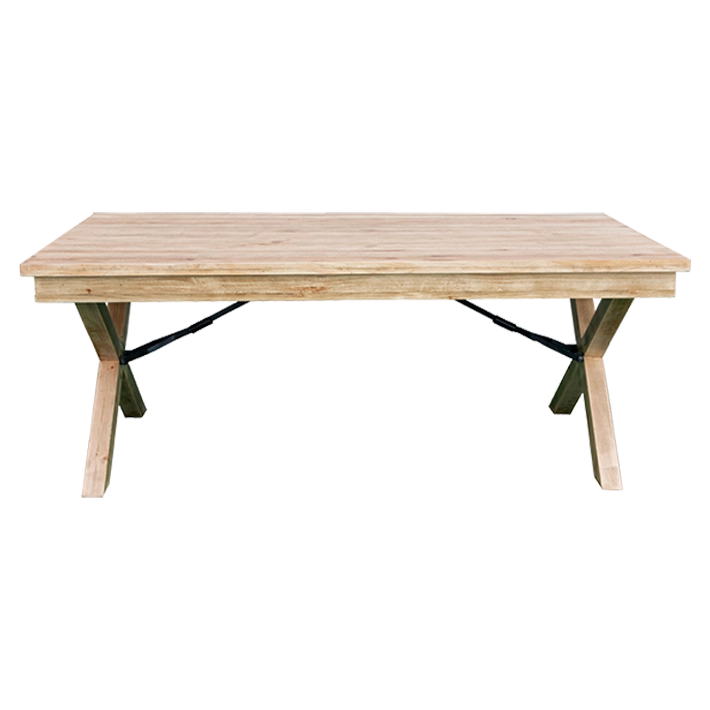 Alt Mesa Madera Plegable para eventos y hostelería fabricada en madera de pino 