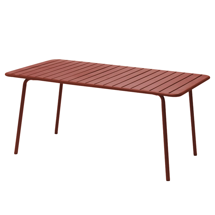 Alt Mesa Merano Terracota fabricada en metal de calidad perfecta para usar en el exterior de forma intensiva profesional