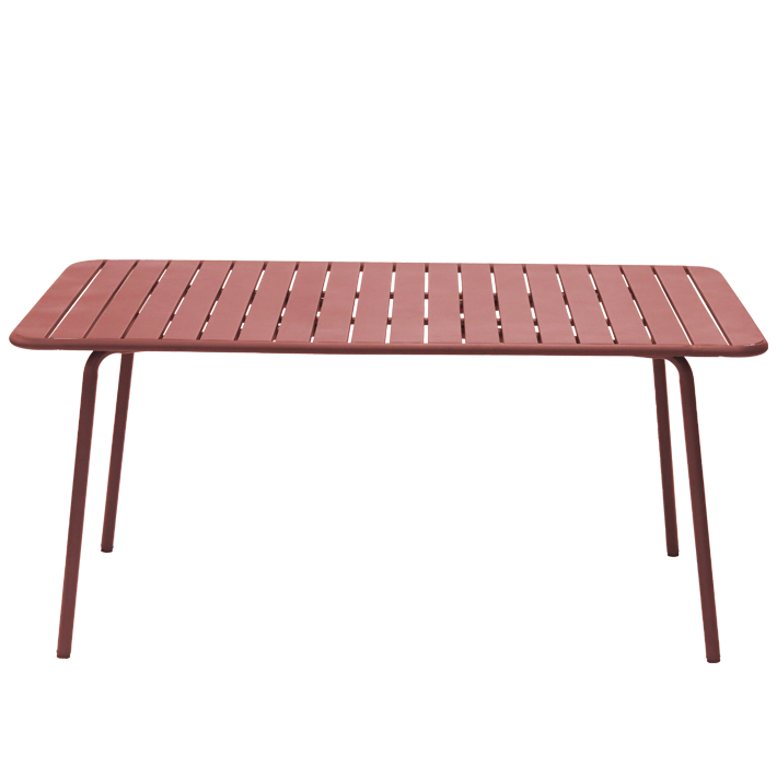 Alt Mesa Merano terracota fabricada en metal de calidad perfecta para usar en el exterior de forma intensiva profesional