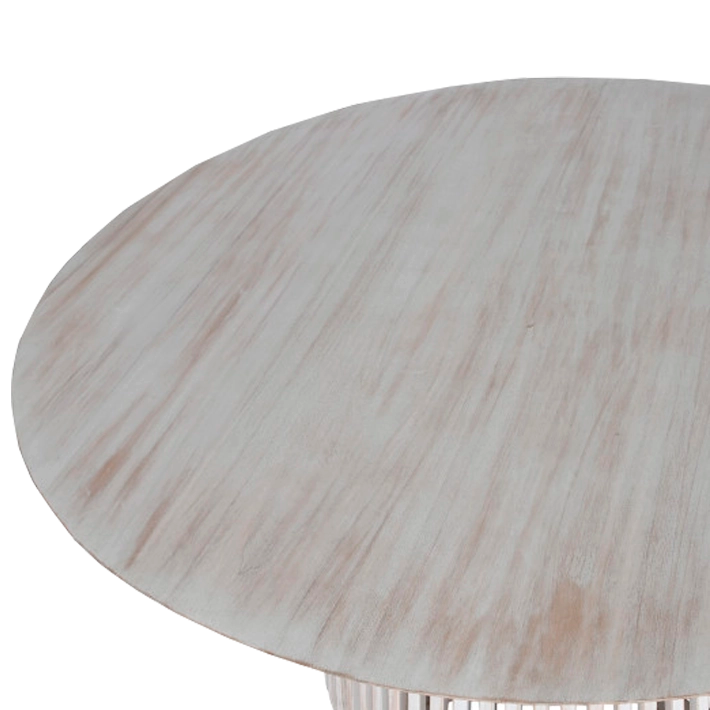 Mesa Mindi Decapada ideal mesa de comedor con acabado envejecido