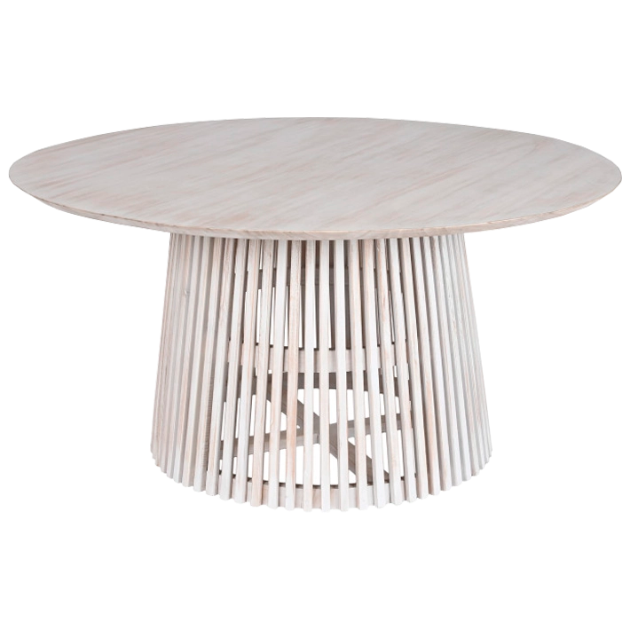 Mesa Mindi Decapada ideal mesa de comedor con acabado envejecido