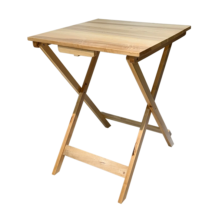 Mesa Plegable Madera Natural