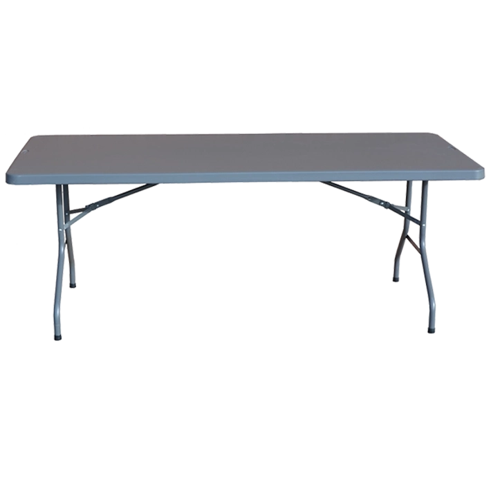 Alt Mesa plegable rectangular de 200cm fabricada en polietileno. Ideal para caterings y eventos EME Mobiliario