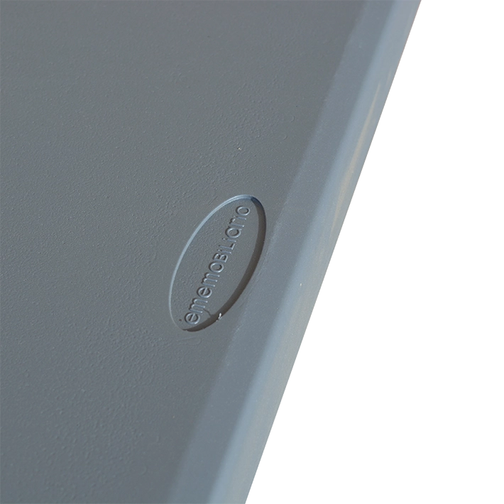 Alt Mesa plegable rectangular de 200cm fabricada en polietileno. Ideal para caterings y eventos EME Mobiliario