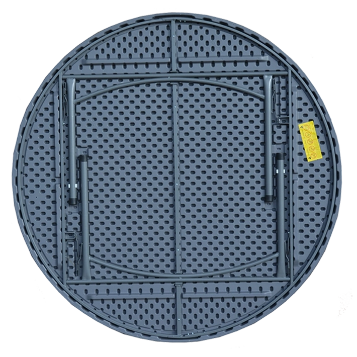 Alt Mesa plegable redonda de 200cm fabricada en polietileno. Ideal para caterings y eventos EME Mobiliario