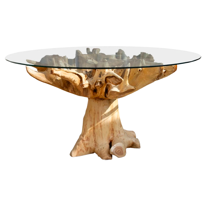 Alt Mesa Raíz Teka Blanqueada perfecta mesa de comedor 