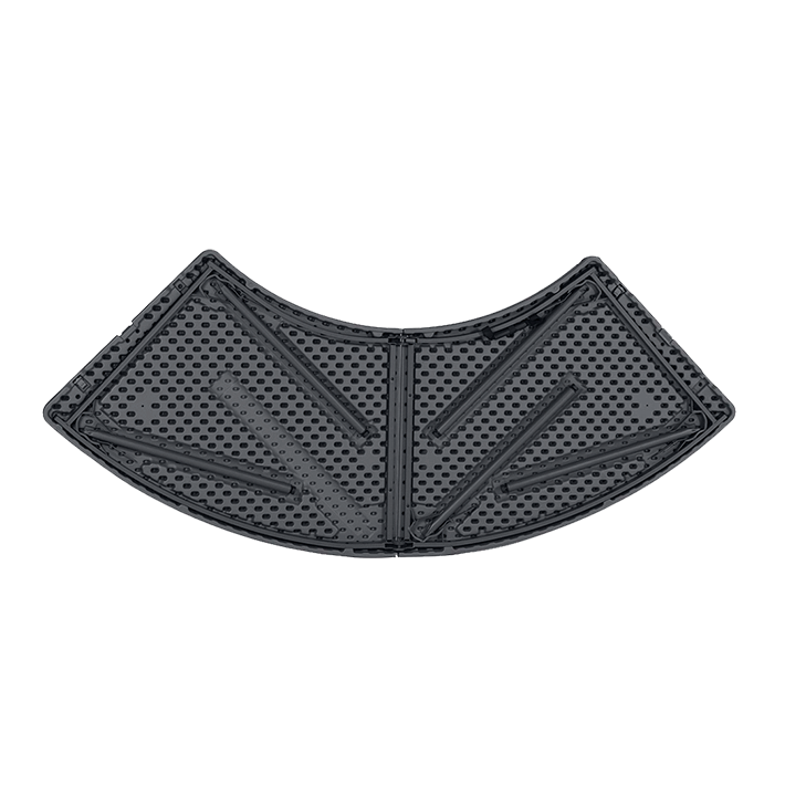 Alt Mesas Zown Con Forma de Luna para un uso intensivo y profesional EME Mobiliario