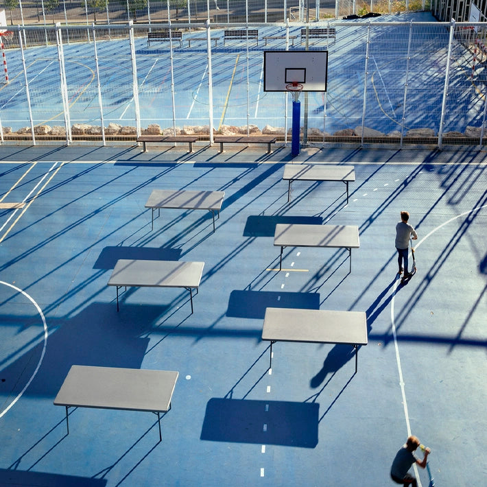 Alt Mesas Zown Rectangulares con composiciones modulares EME Mobiliario