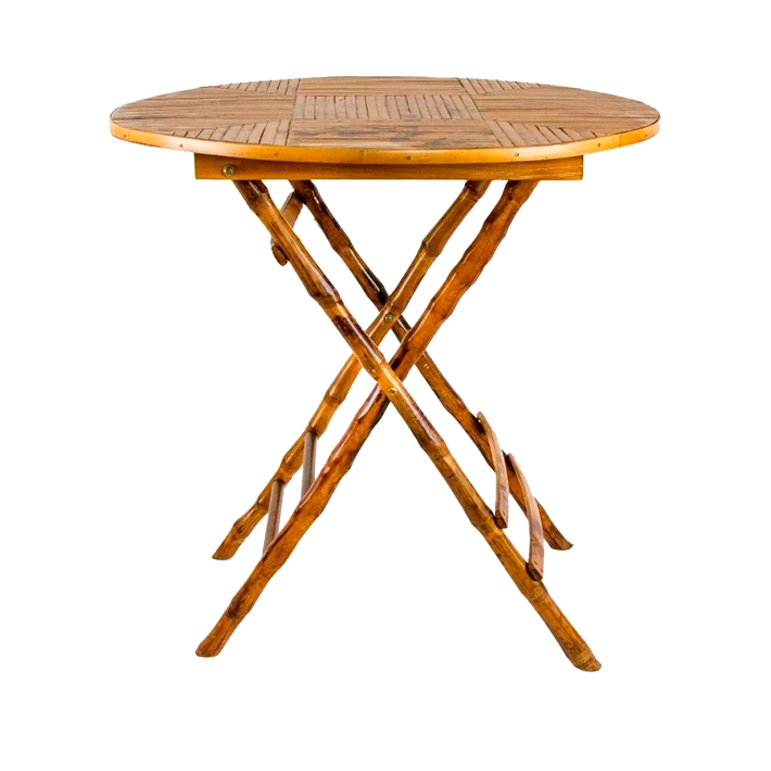 Alt Mesa Baja de Bambú ideal para eventos y hostelería EME Mobiliario